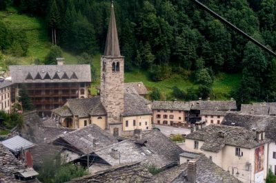 Historic village of Alagna Valsesia