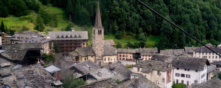 Historic village of Alagna Valsesia