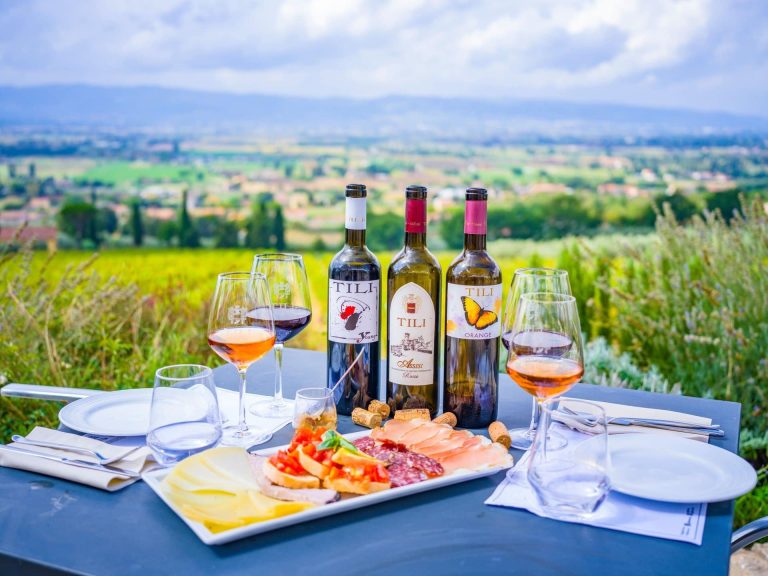 Degustazione con Vista sulla valle di Assisi