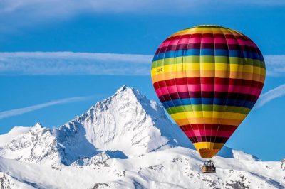 Aosta volo in mongolfiera sulle Alpi con vista mozzafiato